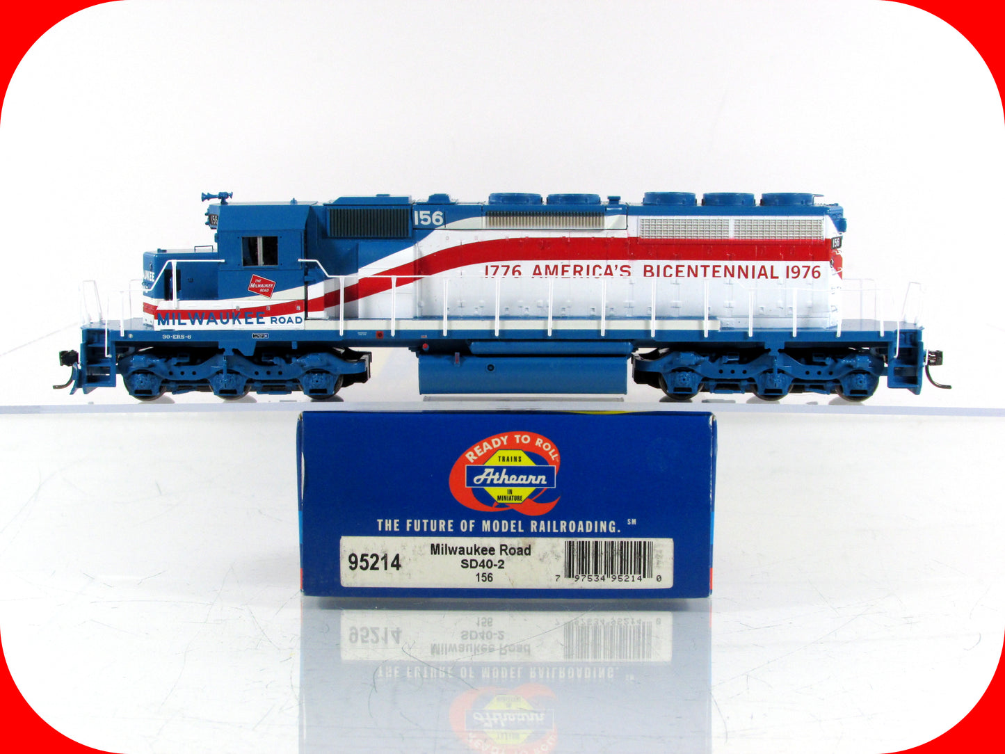 HO Scale **BICENTENNIAL 1776** SD40-2, MILW - Athearn 95214, DCC Sound *Project