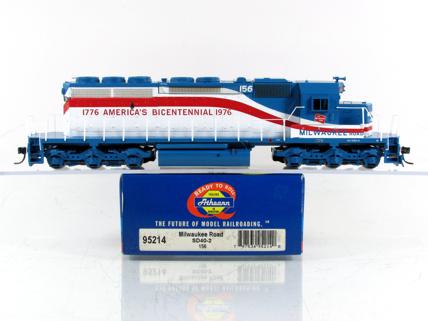 HO Scale **BICENTENNIAL 1776** SD40-2, MILW - Athearn 95214, DCC Sound *Project