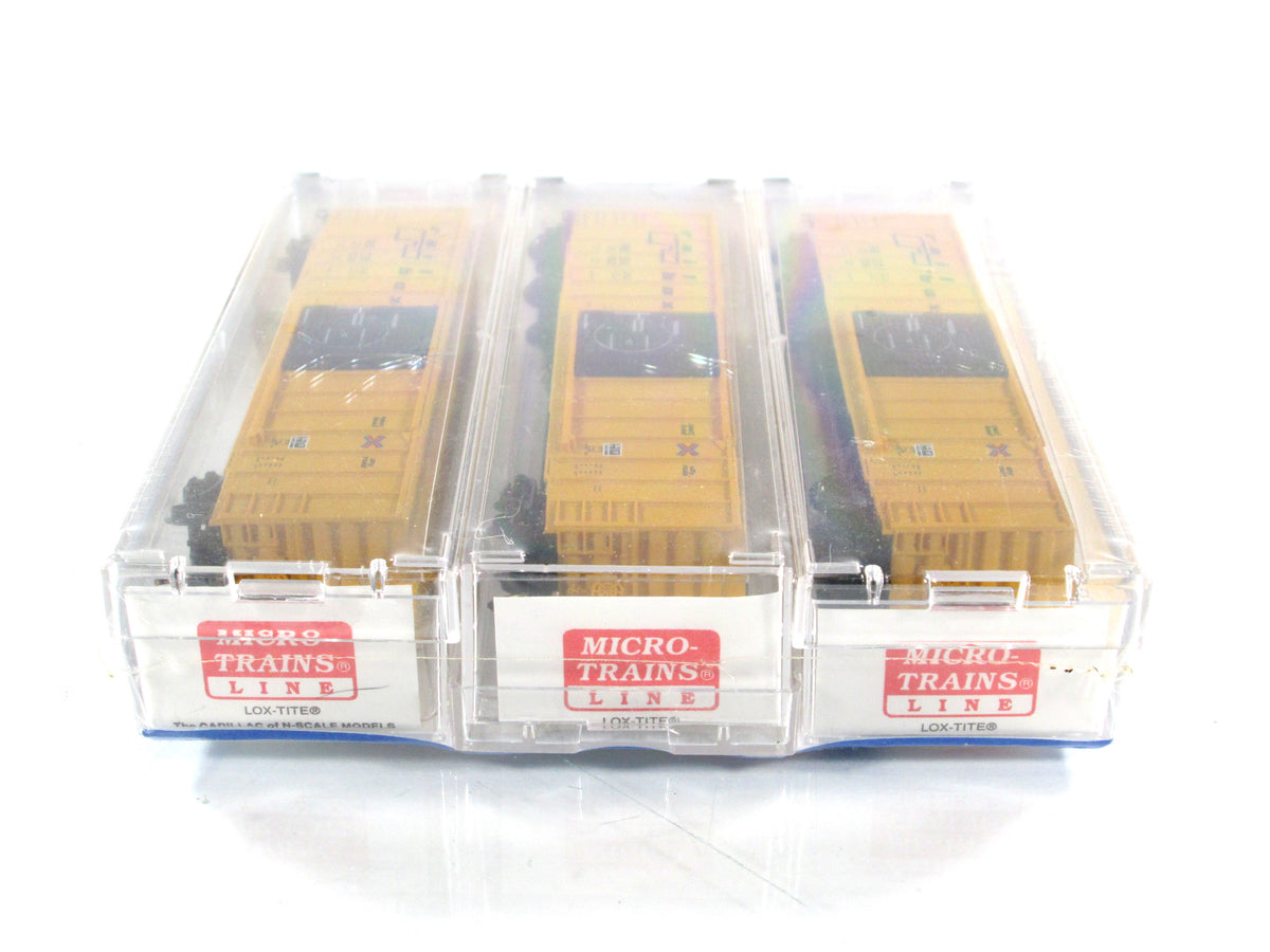 N Scale ****RAILBOX**** Box Car 3-Pack #31558, 31562, 31574 - Micro Trains 25562
