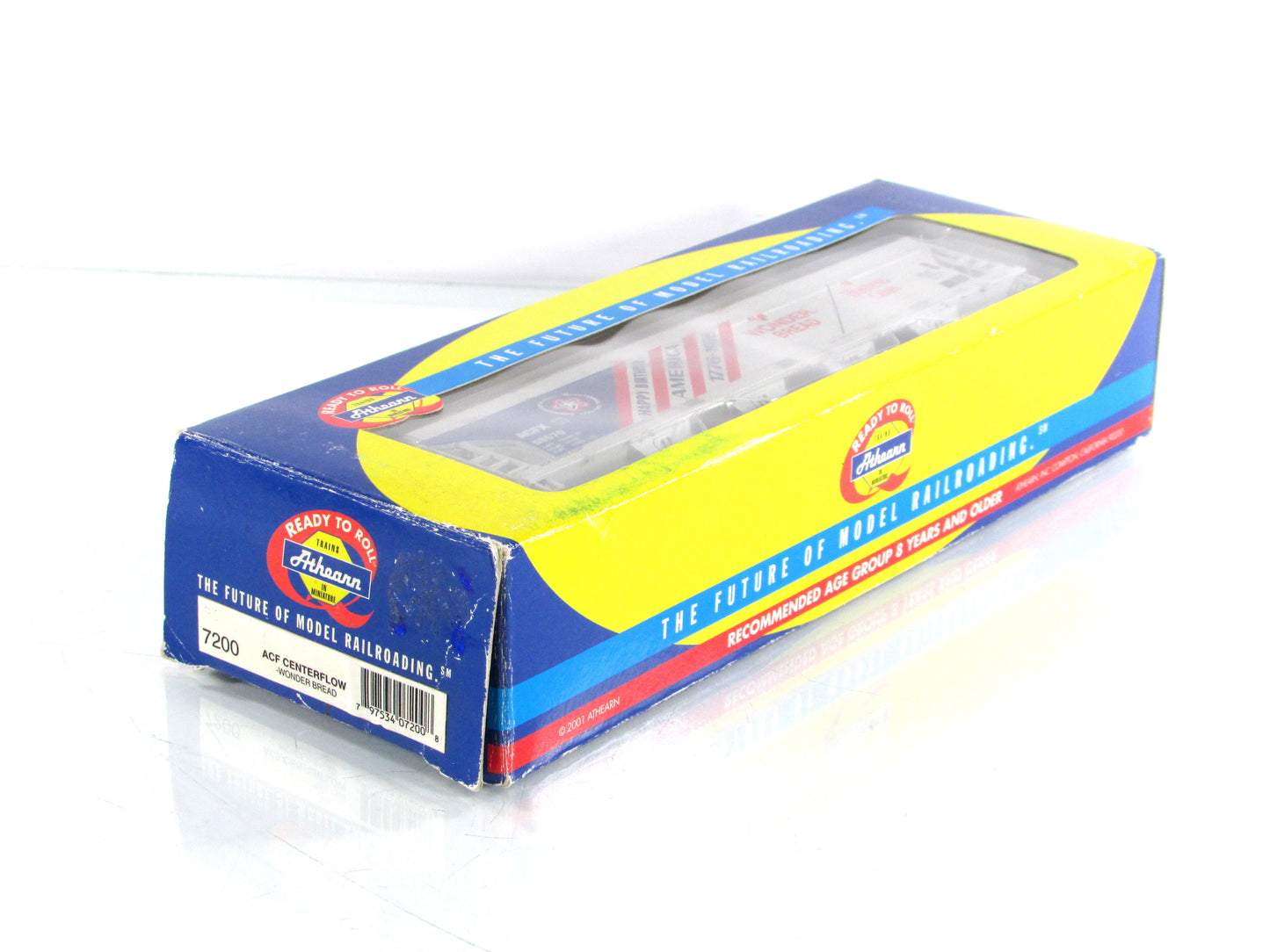 HO Scale *WONDER BREAD BICENTENNIAL* 1776-1976 ACF 4-Bay Hopper - Athearn 7200