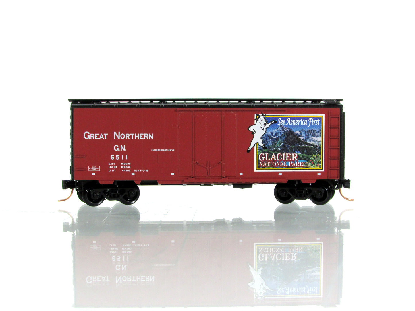 N Scale **Glacier** National Park, GN 6511 -- Micro Trains, Lowell Smith **RARE