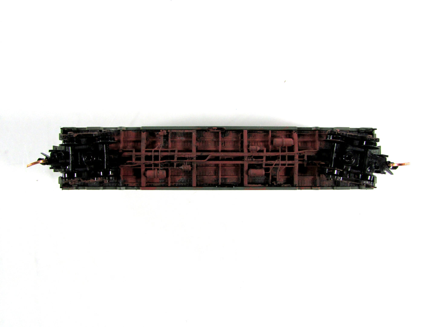 N Scale ***WWII DODX Weathered TROOP SLEEPER*** #9148 - Micro Trains 11600010