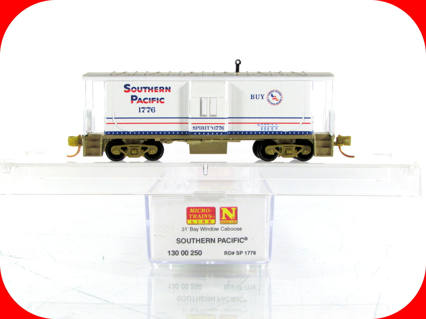 N Scale ***SPIRIT of 1776*** Bicentennial Caboose (SP) - Micro Trains 13000250