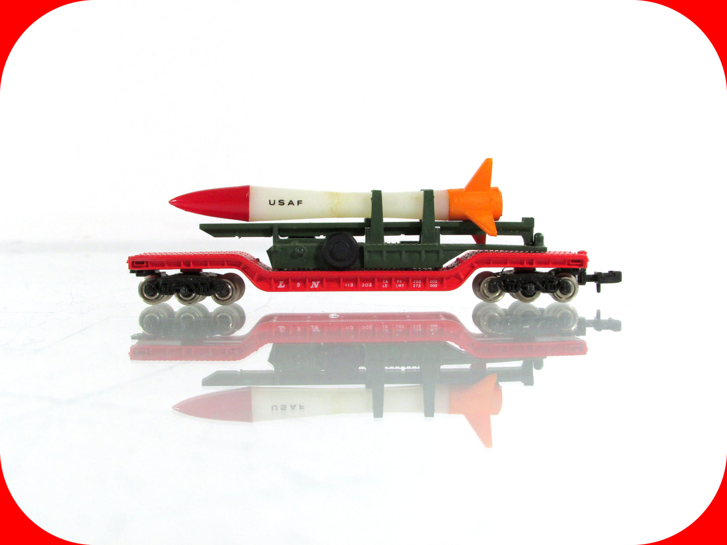 N Scale **US AIR FORCE** Missile Trailer, Heavyweight Flat Car L&N - Bachmann