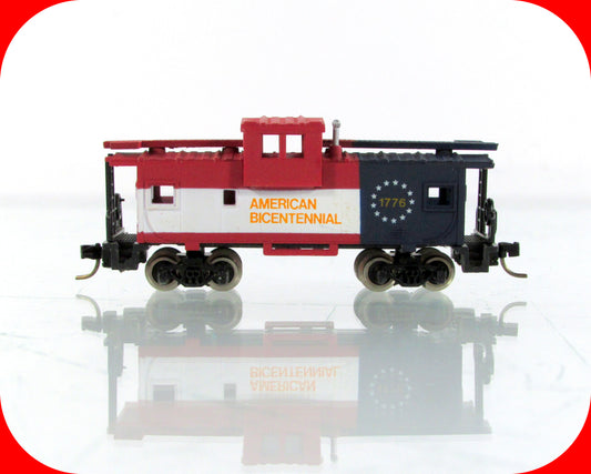 N Scale **AMERICAN BICENTENNIAL 1776-1976** Caboose - Bachmann 5703, MTL Cplrs
