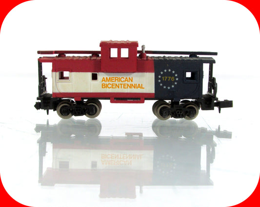 N Scale AMERICAN BICENTENNIAL 1776-1976 - 36'  EV Cupola Caboose, Bachmann 5703