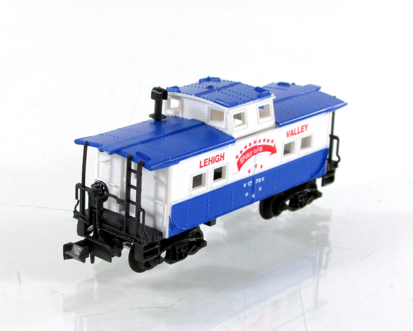 N Scale **LEHIGH VALLEY** Spirit of 76 Caboose - Bev-Bel, Life-Like 24003 *RARE