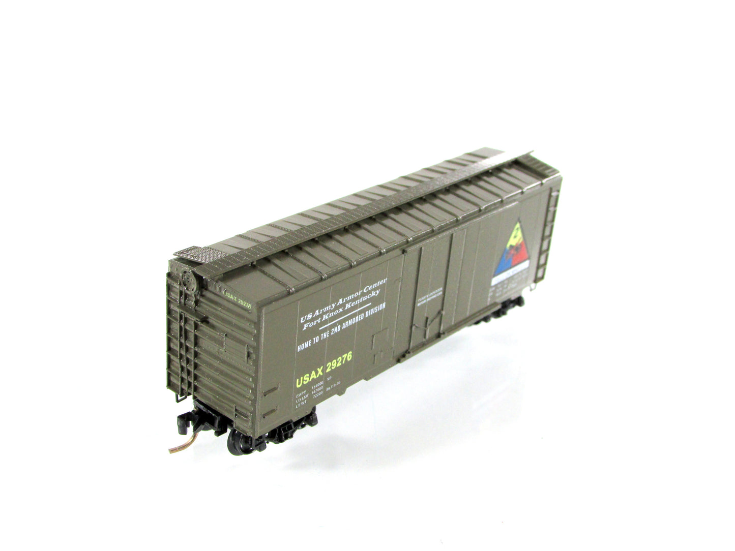 N Scale **US Army Fort Knox** Box Car USAX 29276 - Premiere Editions, MTL *RARE