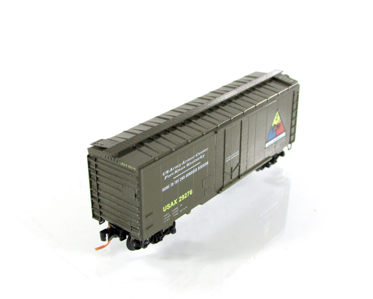N Scale **US Army Fort Knox** Box Car USAX 29276 - Premiere Editions, MTL *RARE