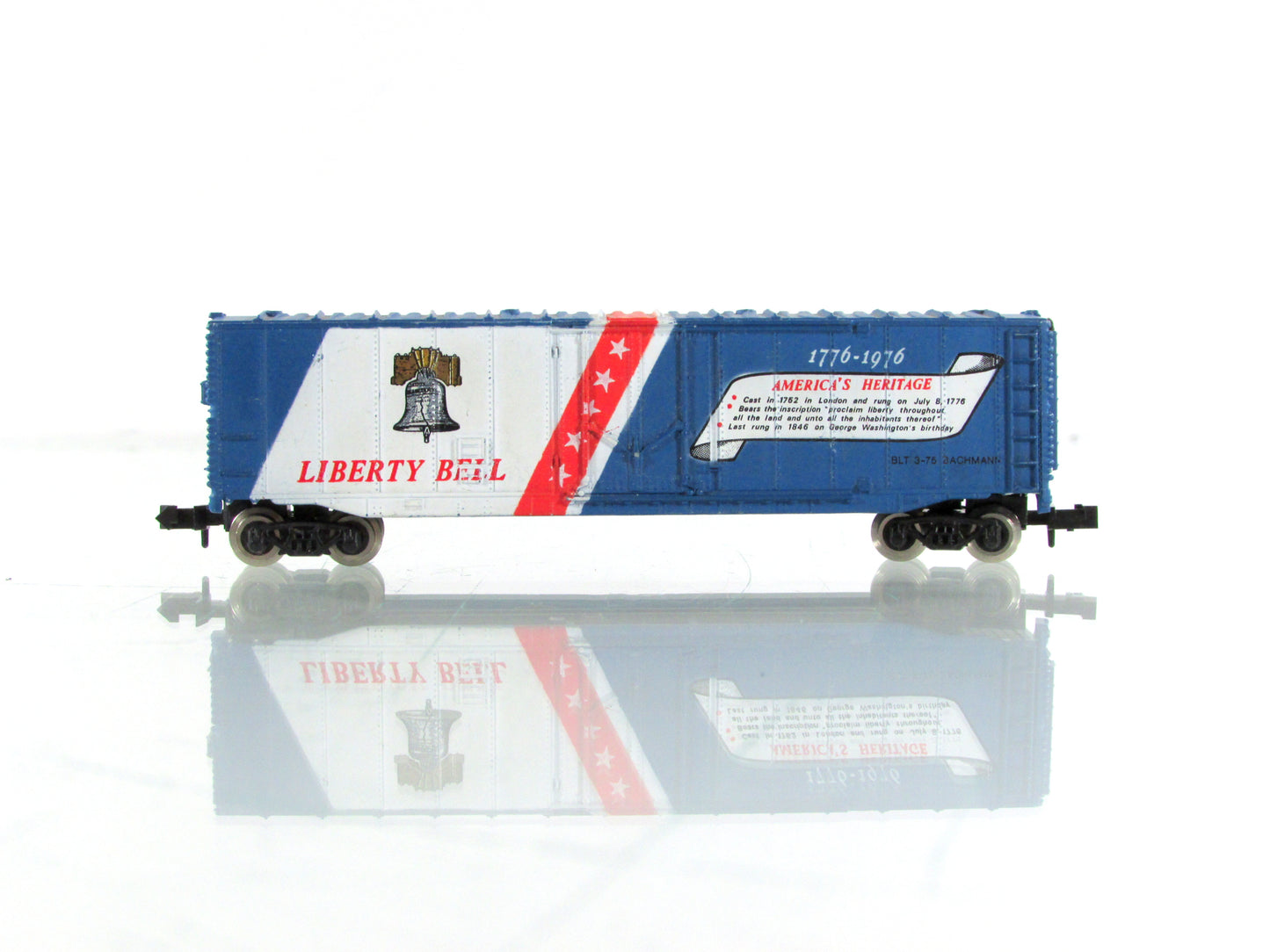 N Scale **BICENTENNIAL 1776-1976** American Liberty Bell Box Car -Bachmann 5202