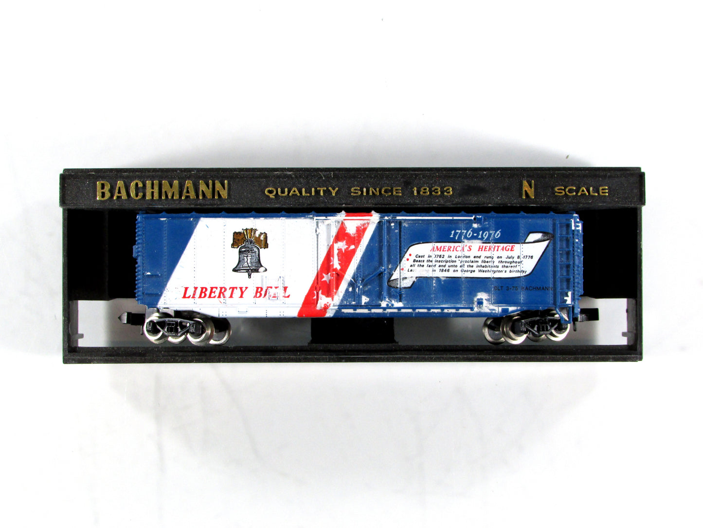 N Scale **BICENTENNIAL 1776-1976** American Liberty Bell Box Car -Bachmann 5202