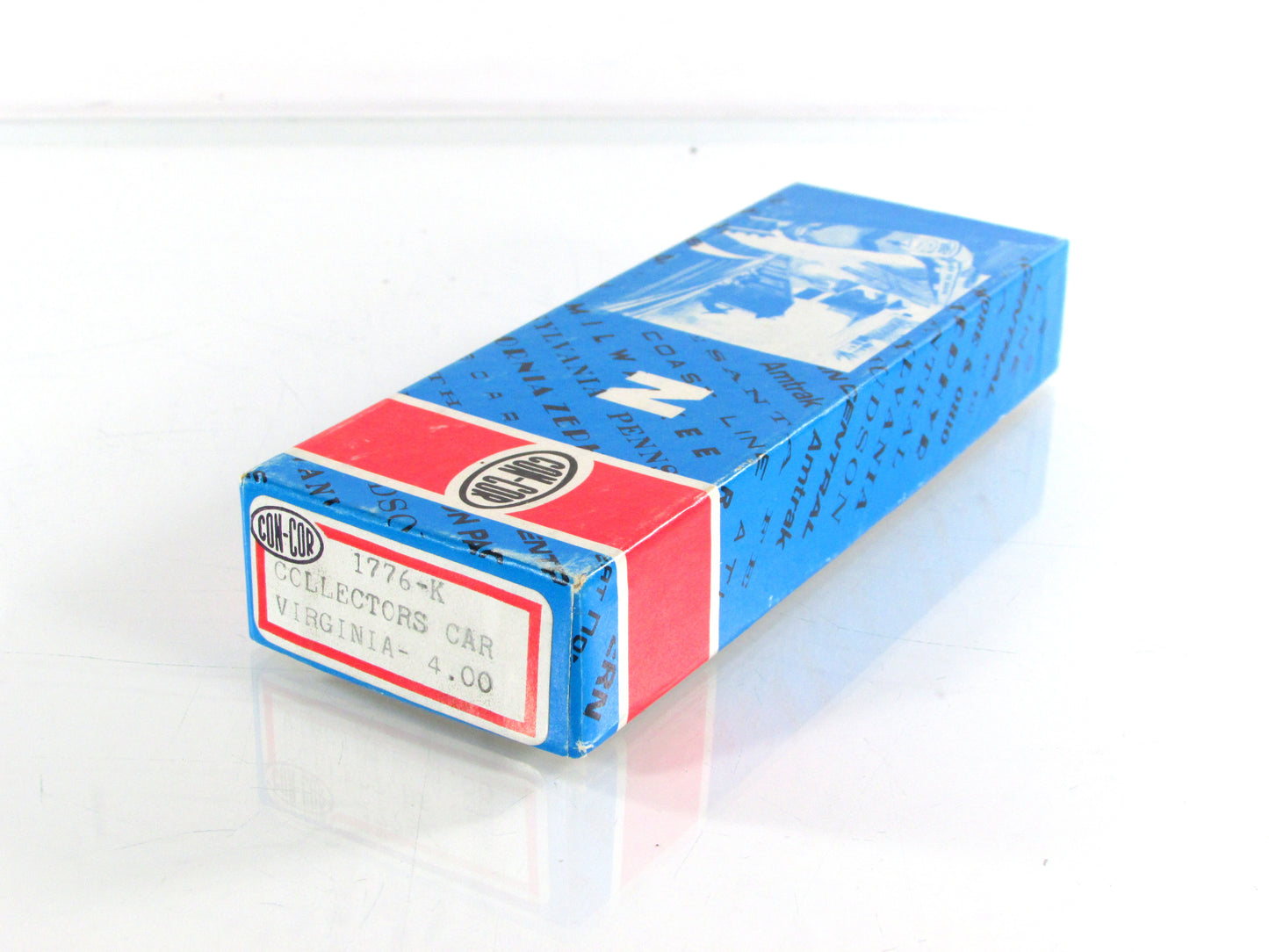 N Scale ***VIRGINIA*** Colony-State Collector Box Car - Con-Cor 1776 K **RARE