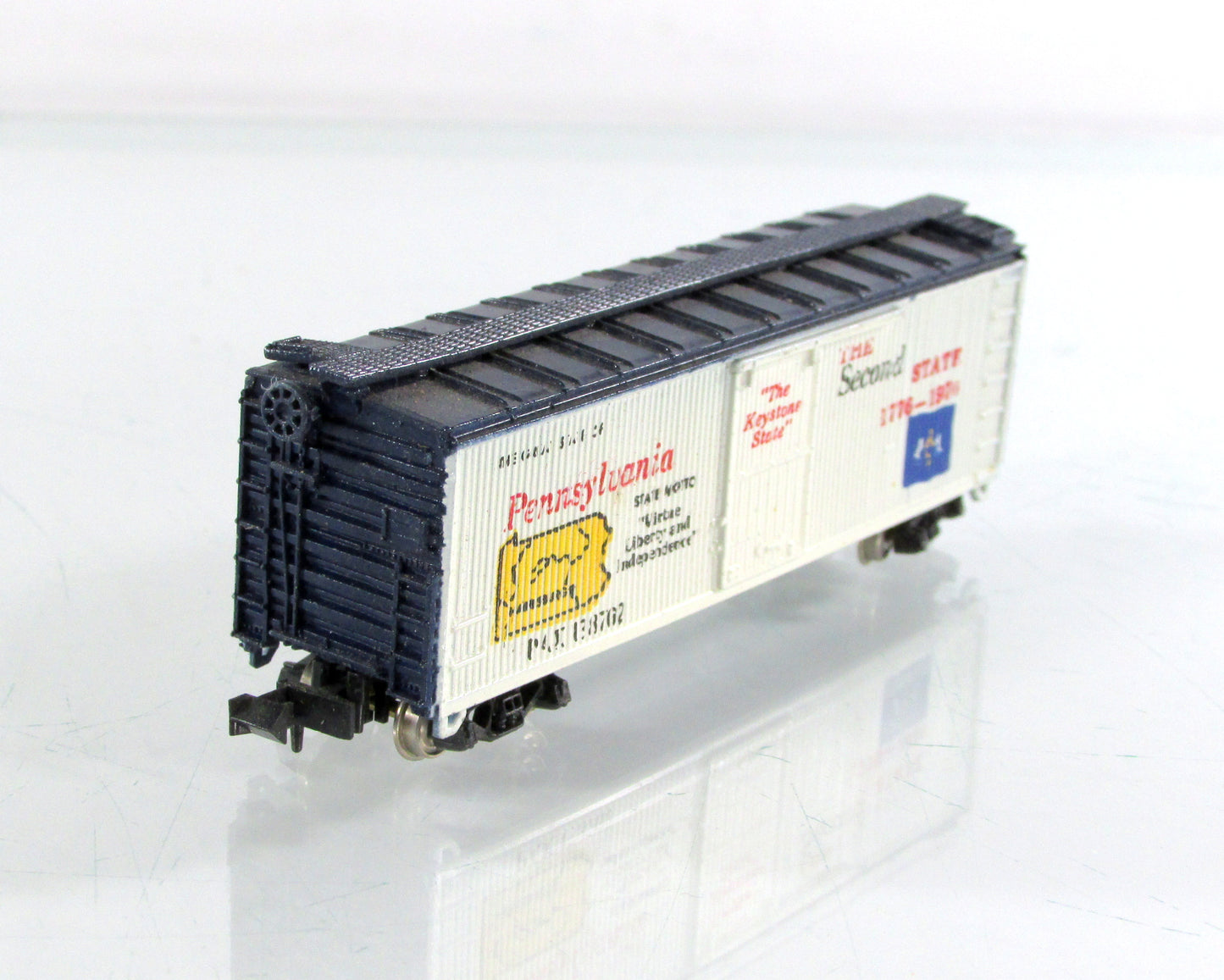 N Scale **Pennsylvania** Colony-State Collector Box Car - Con-Cor 1776 B **RARE