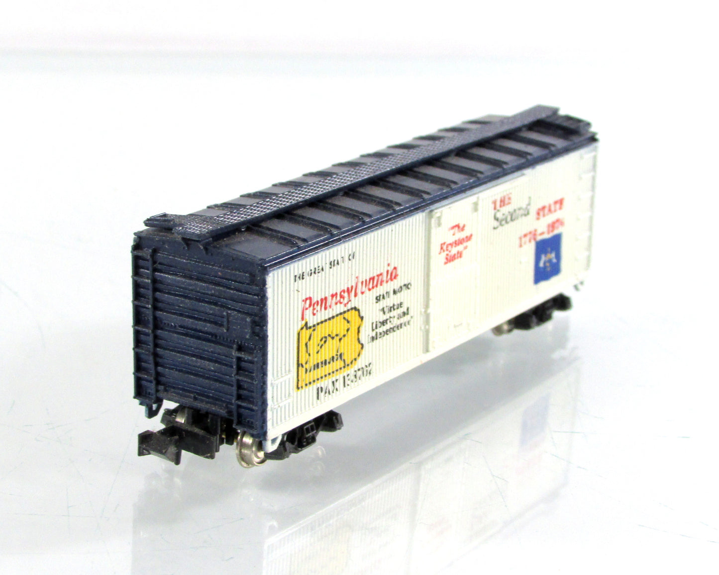 N Scale **Pennsylvania** Colony-State Collector Box Car - Con-Cor 1776 B **RARE