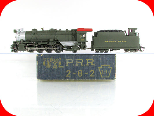 HO Scale BRASS **PENNSYLVANIA** L-1s  2-8-2 Locomotive, PRR 346 - United w/ DCC