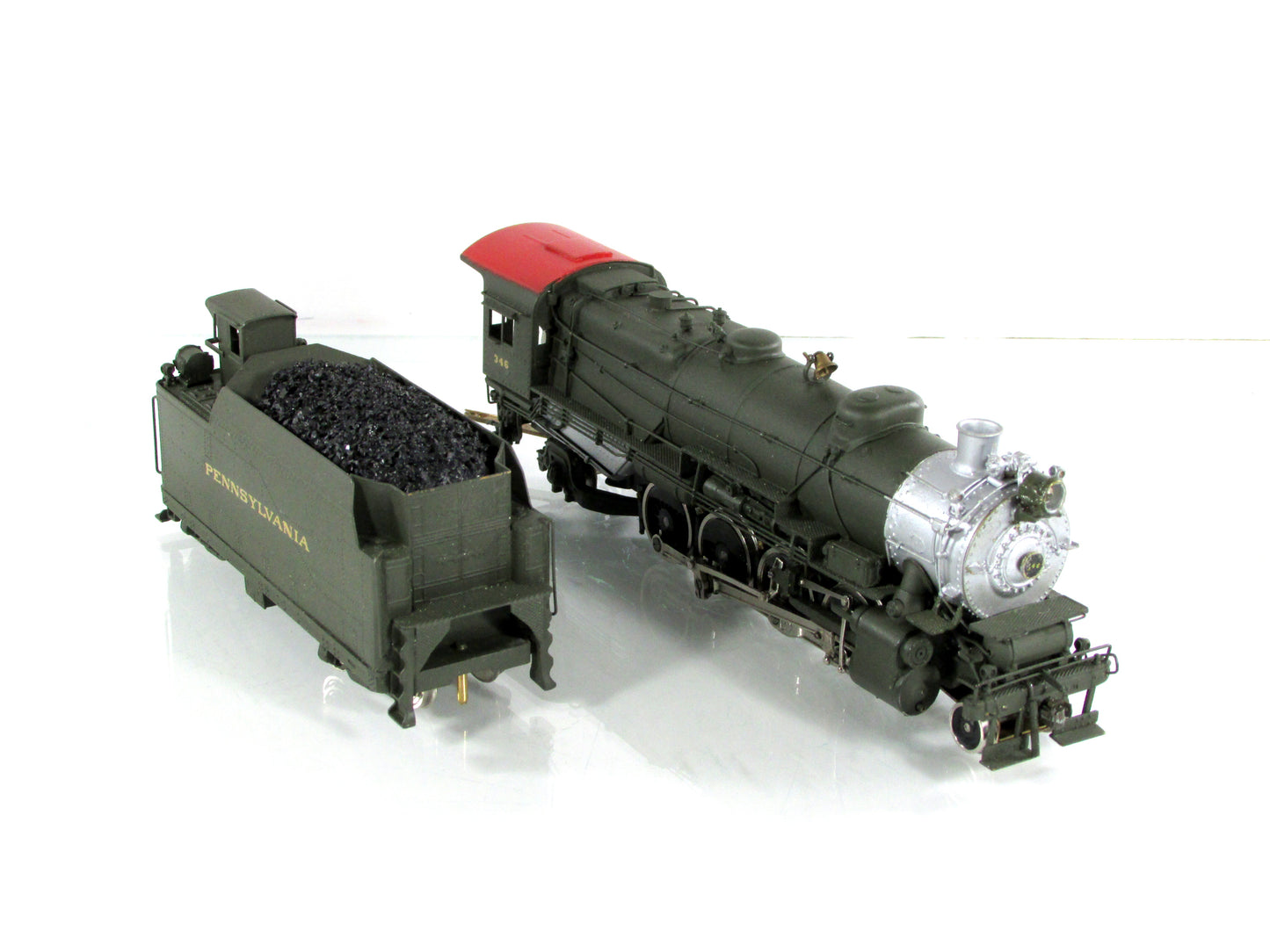 HO Scale BRASS **PENNSYLVANIA** L-1s  2-8-2 Locomotive, PRR 346 - United w/ DCC