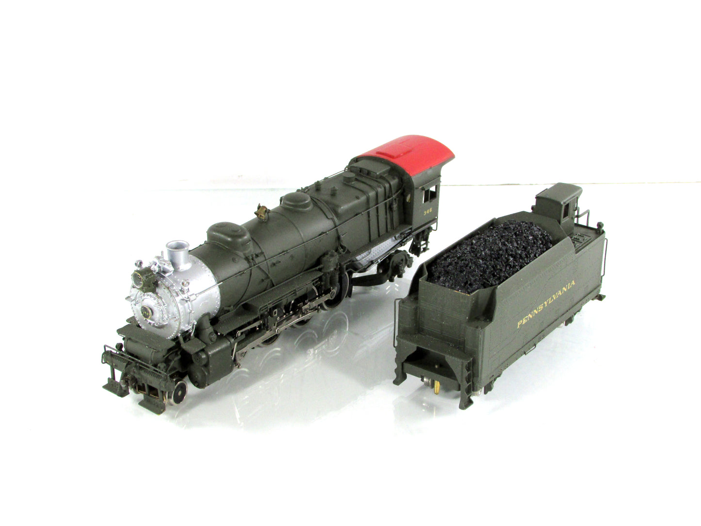 HO Scale BRASS **PENNSYLVANIA** L-1s  2-8-2 Locomotive, PRR 346 - United w/ DCC