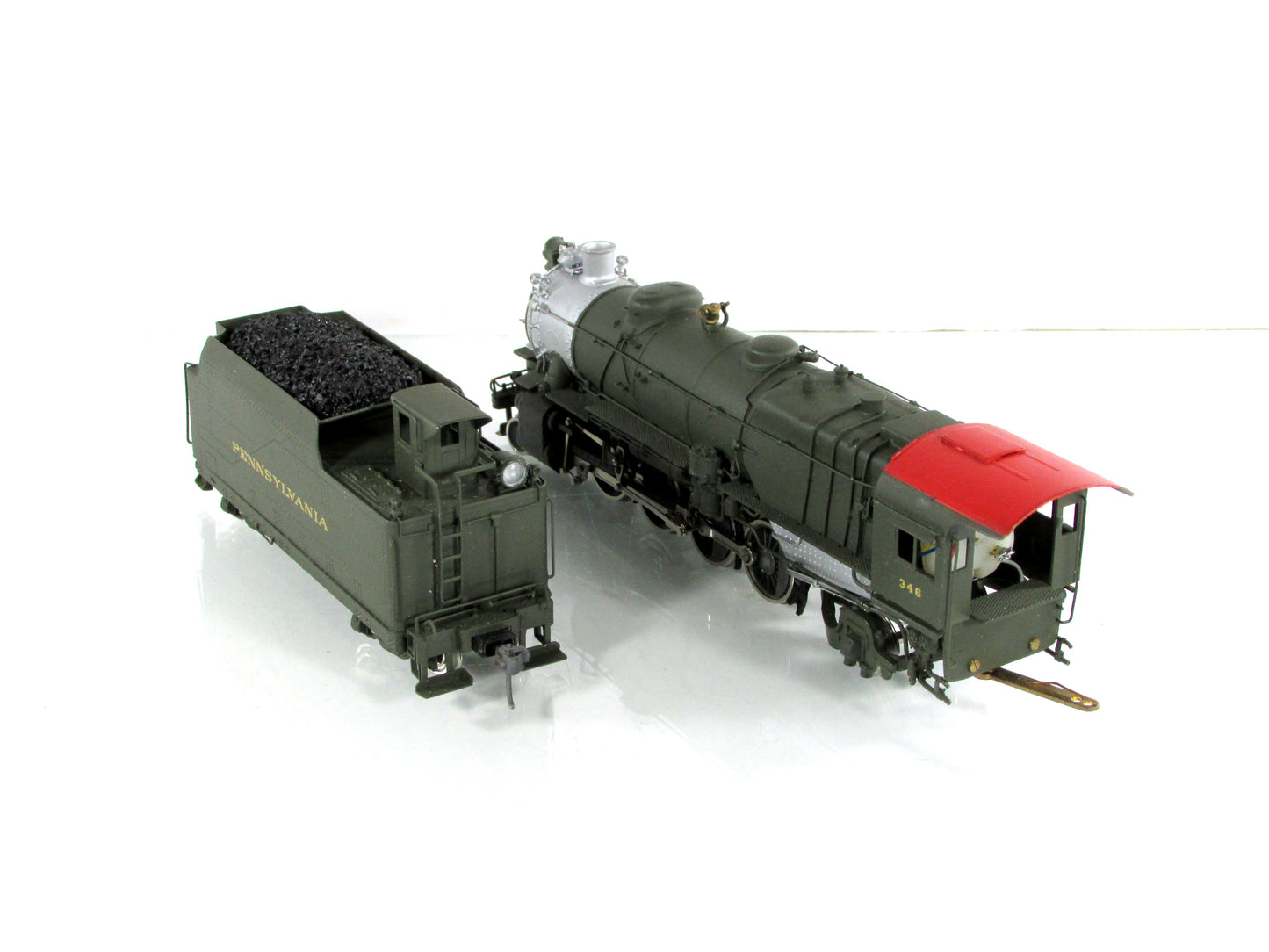 HO Scale BRASS **PENNSYLVANIA** L-1s  2-8-2 Locomotive, PRR 346 - United w/ DCC