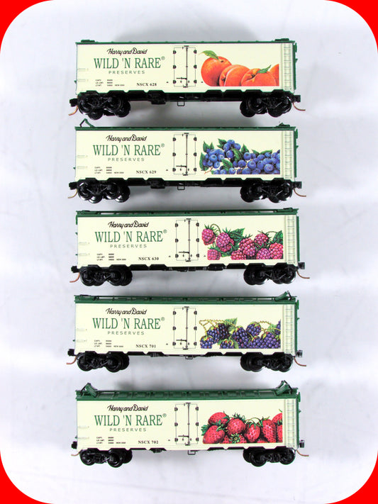 N Scale *HARRY & DAVID* Wild n Rare Preserves Reefer Set - Micro Trains Special