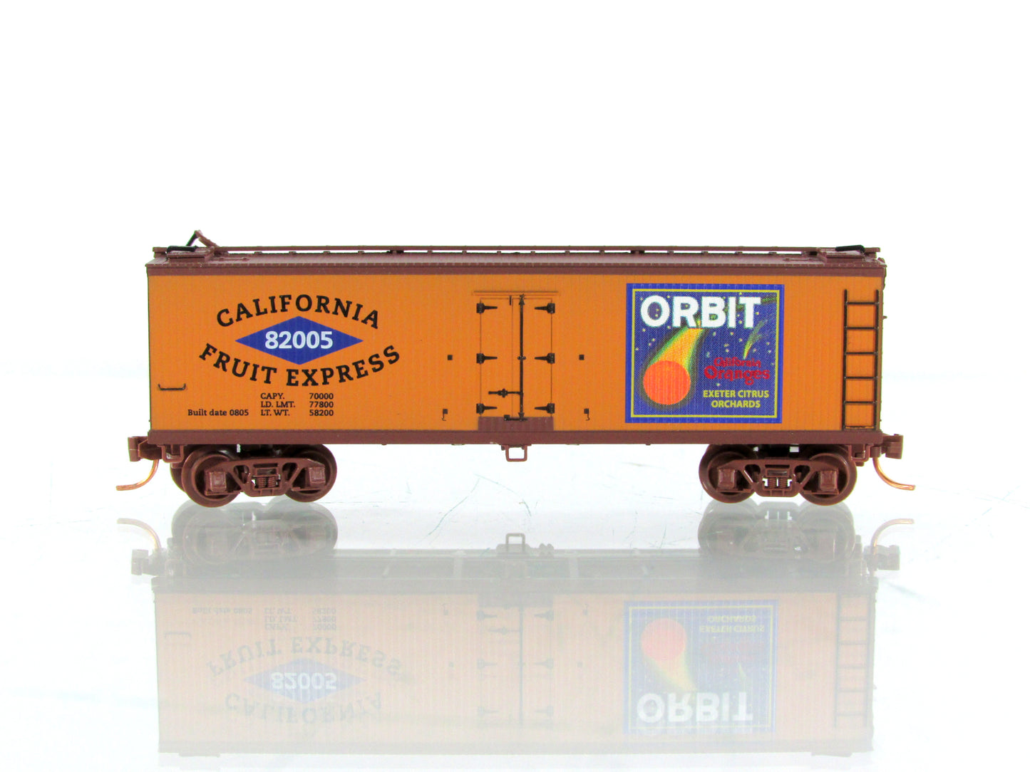 N Scale **CALIFORNIA FRUIT EXPRESS** Orbit Reefer #82005 - Micro Trains Special