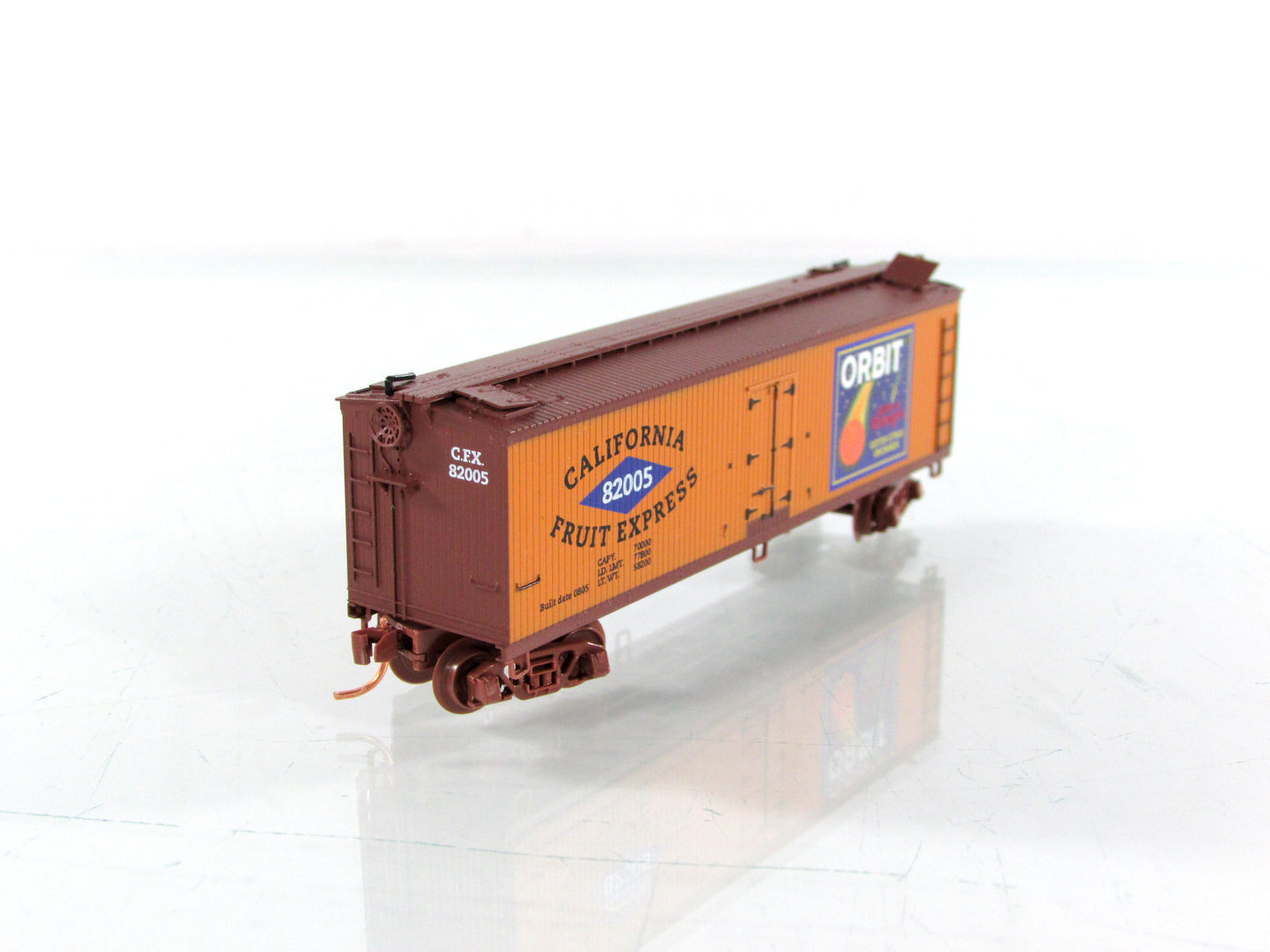 N Scale **CALIFORNIA FRUIT EXPRESS** Orbit Reefer #82005 - Micro Trains Special