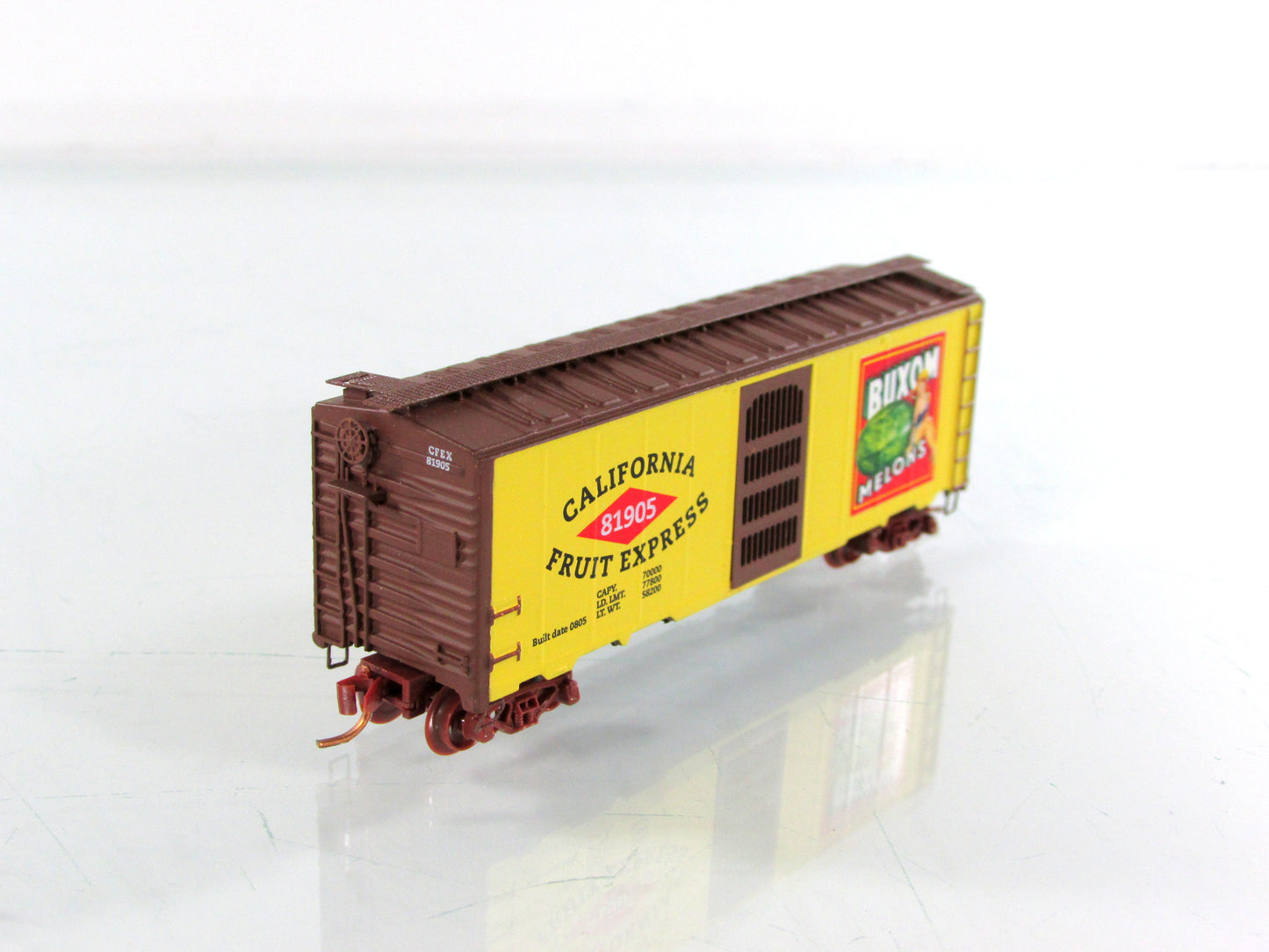N Scale **CALIFORNIA FRUIT EXPRESS** Buxom Melons #81905 - Micro Trains Special