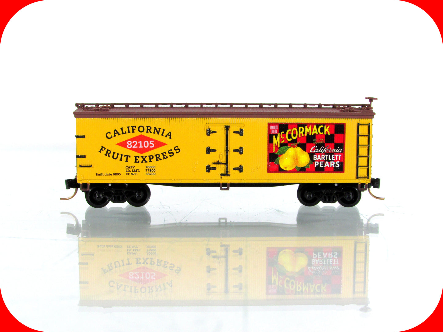 N Scale *CALIFORNIA FRUIT EXPRESS* McCormack Pears #82105, Micro Trains Special