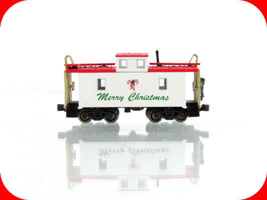 N Scale ***MERRY CHRISTMAS*** Caboose - Kato? Lighted?