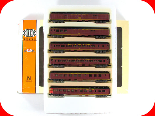 N Scale **NORFOLK & WESTERN** Heavyweight Passenger 6-Car Set -- Con-Cor 570012