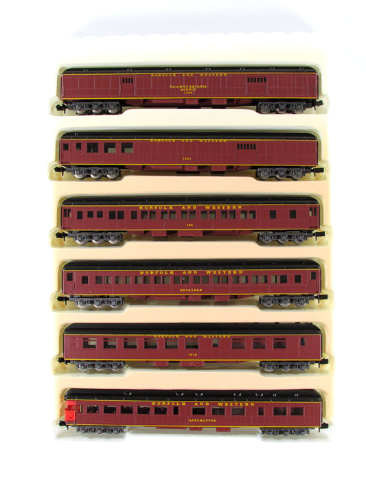 N Scale **NORFOLK & WESTERN** Heavyweight Passenger 6-Car Set -- Con-Cor 570012