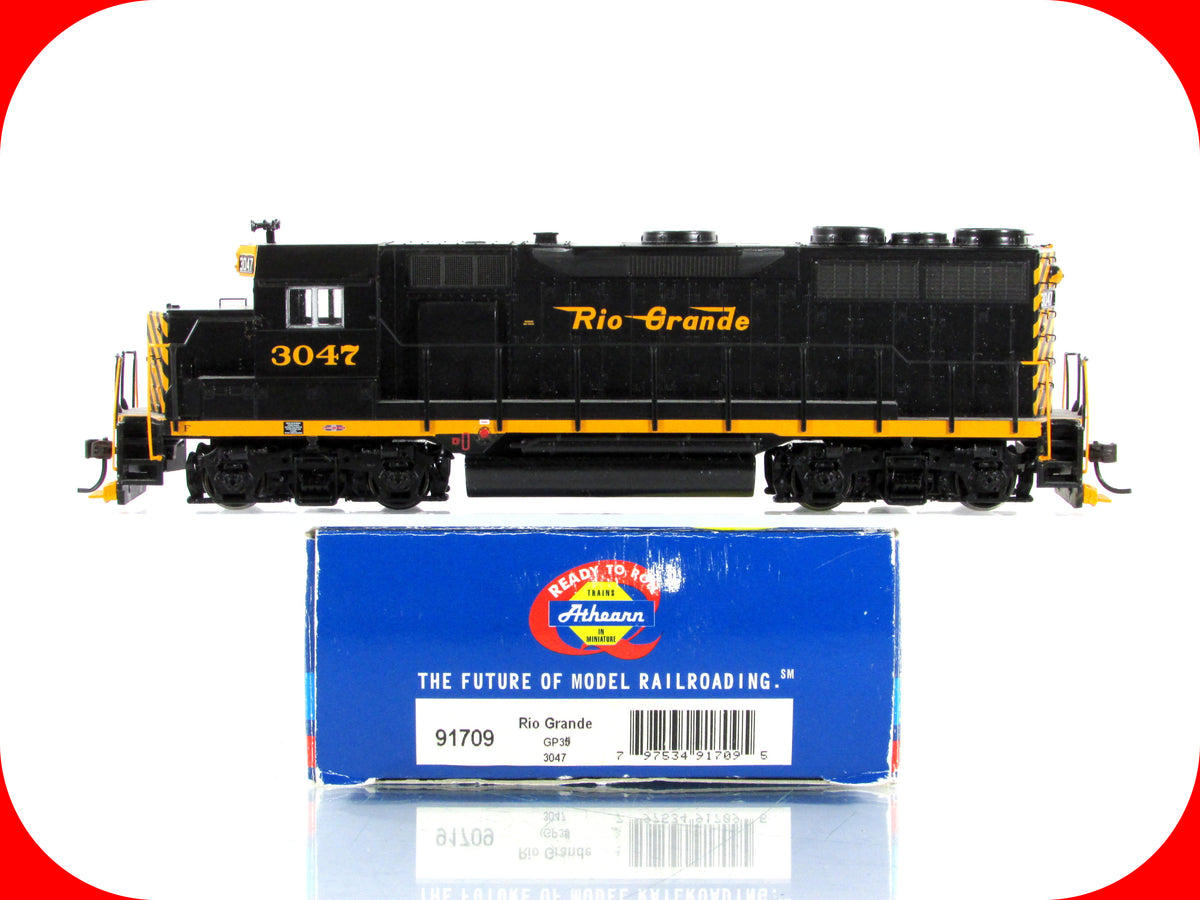 HO Scale **DENVER & RIO GRANDE WESTERN** GP35 #3047 -- Athearn 91709, DCC Ready