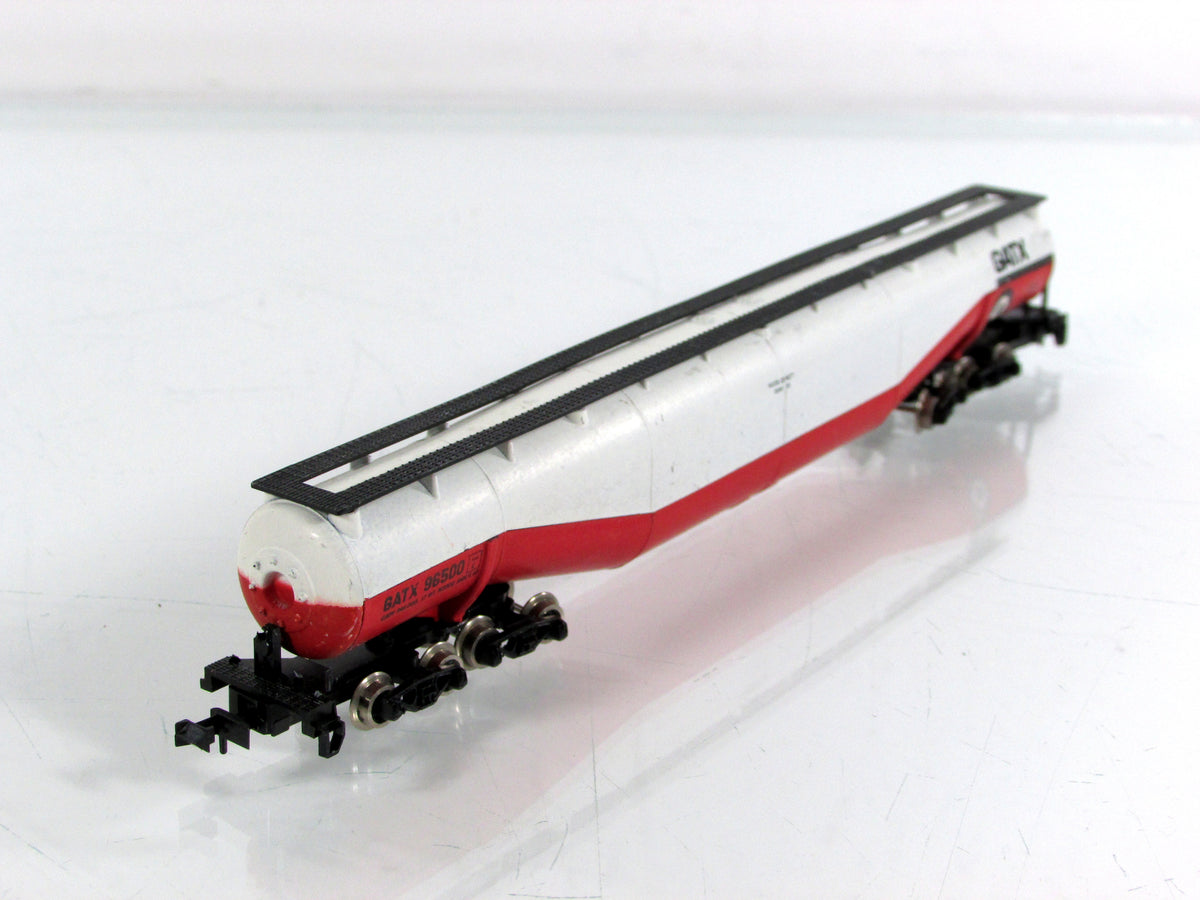 N Scale ***GATX*** 94' Jumbo Whale Belly Tank Car, GATX 96500 ---- Atlas 3114