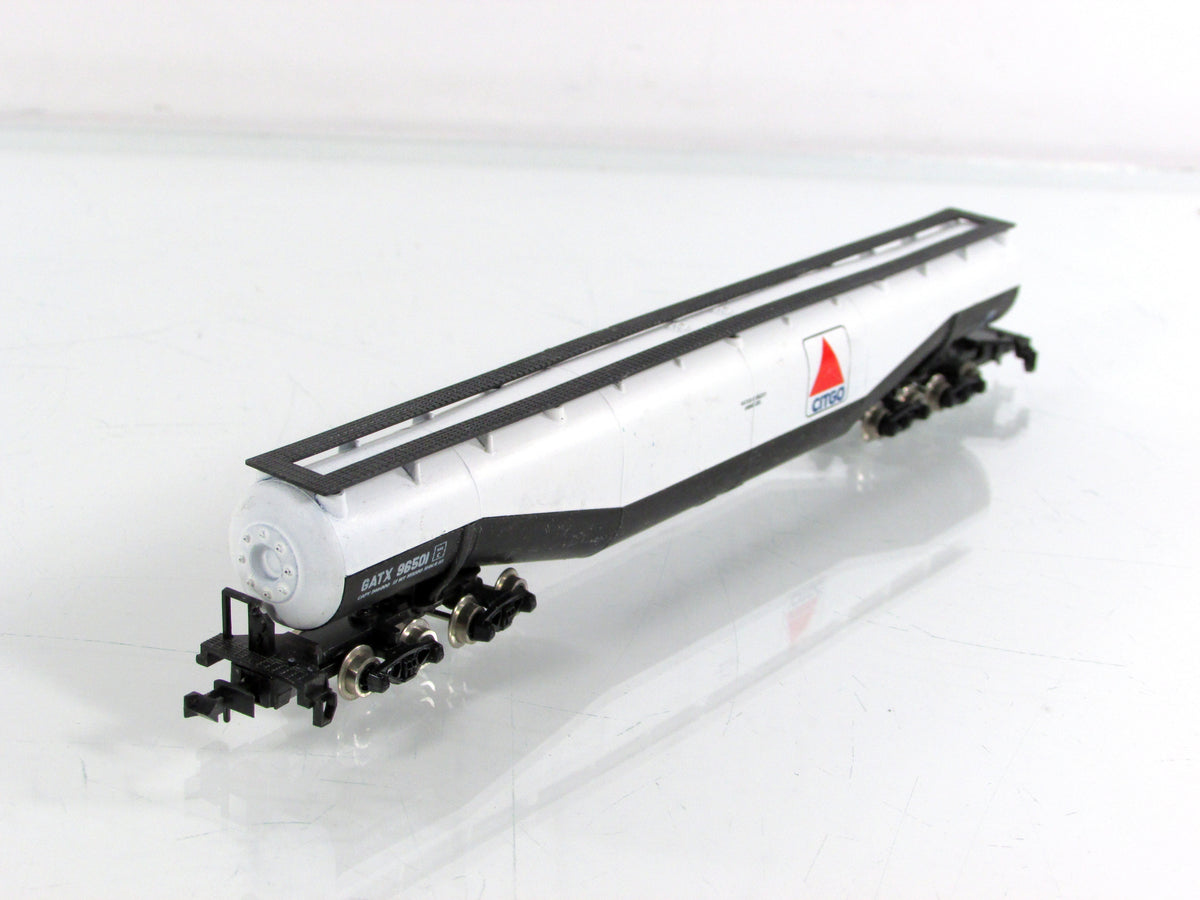 N Scale ****CITGO**** Jumbo 94' Whale Belly Tank Car, GATX 96501 - Atlas 3111