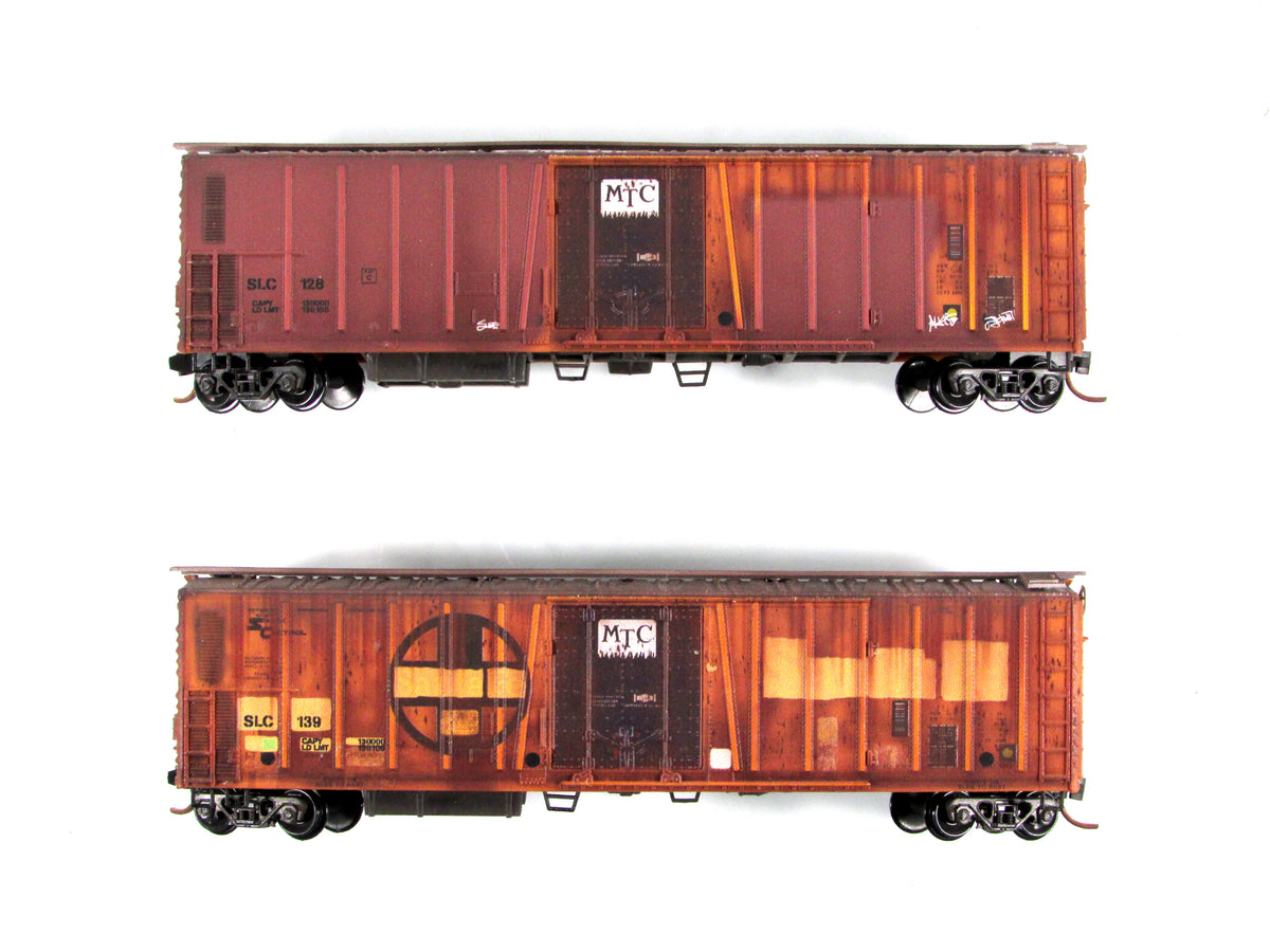 N Scale **SAN LUIS CENTRAL** Weathered Reefers #128,139 - Micro Trains 07044080