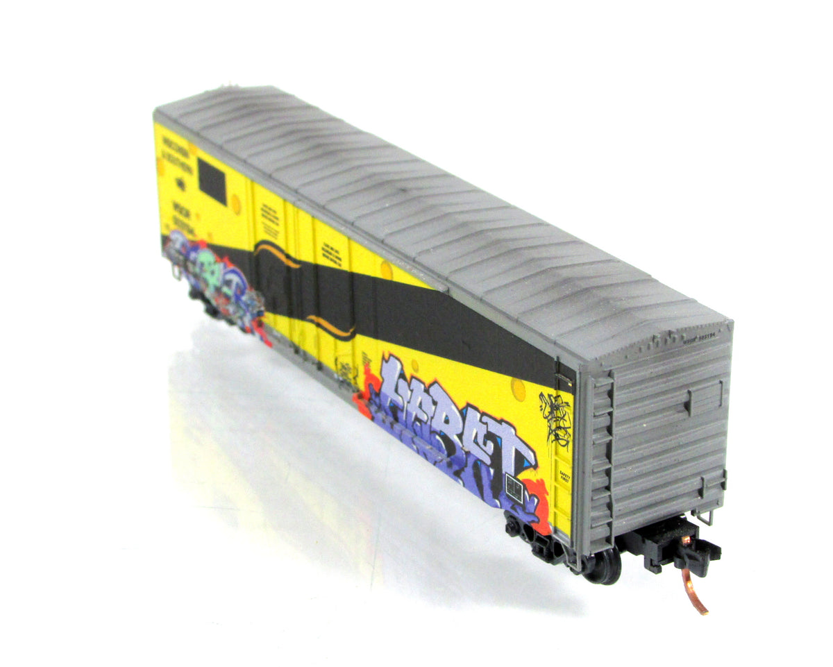 N Scale **WISCONSIN SOUTHERN* Weathered Box Car #503194 - Micro Trains 07544200