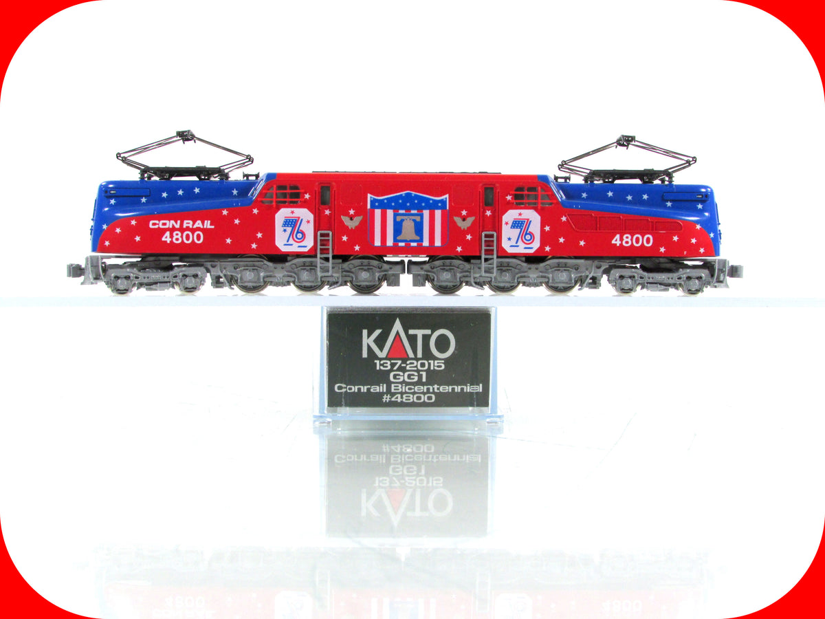 N Scale **CONRAIL** Spirit 1776 Bicentennial GG-1 #4800 -Kato 137-2015, DCC Rdy