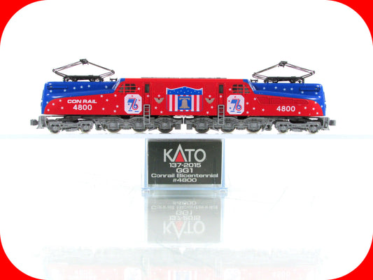 N Scale **CONRAIL** Spirit 1776 Bicentennial GG-1 #4800 -Kato 137-2015, DCC Rdy
