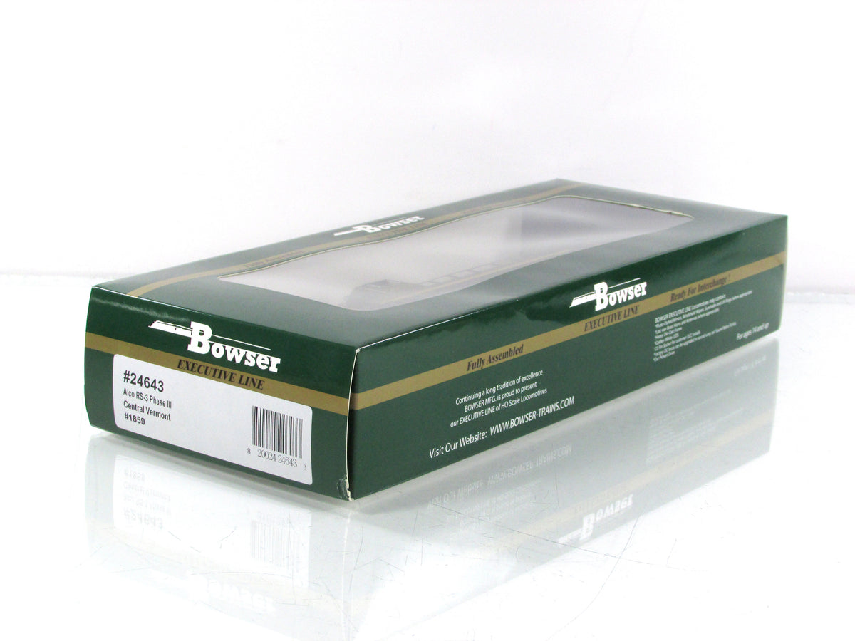 HO Scale ***CENTRAL VERMONT** RS-3, CV 1859 - BOWSER Executive 24653, DCC Ready