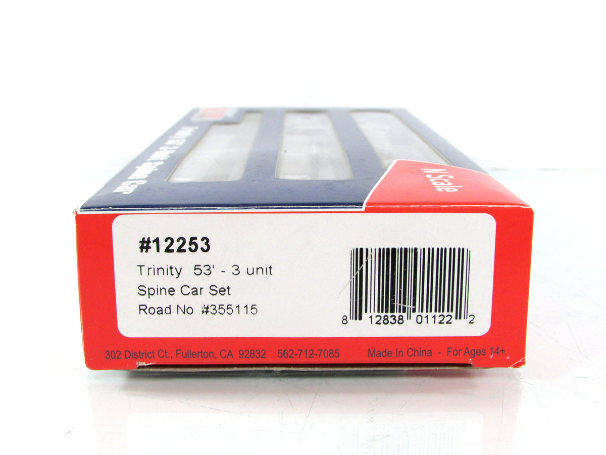 N Scale **TRAILER TRAIN** Trinity 53' 3-Unit Spine Car TTAX 355115 - BLMA 12253