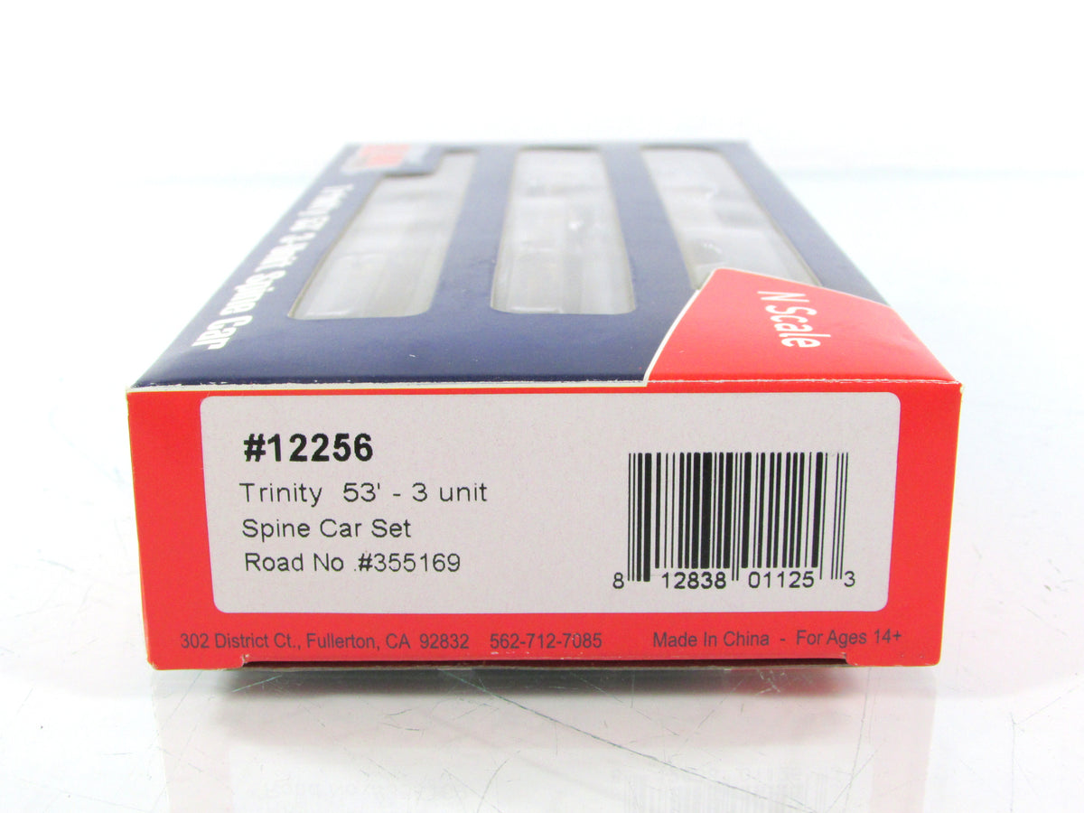 N Scale **TRAILER TRAIN** Trinity 53' 3-Unit Spine Car TTAX 355169 - BLMA 12256