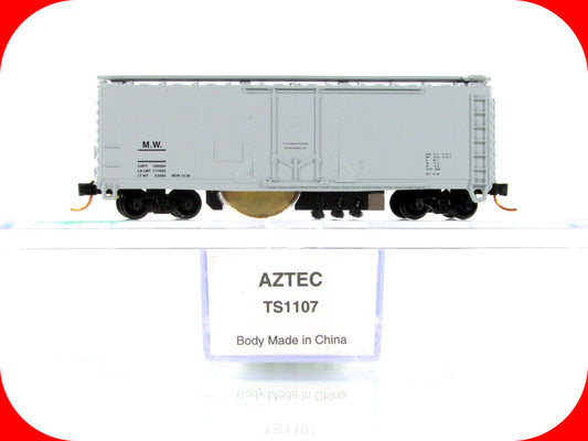 N Scale ***MOW*** Roller Wheel Track Cleaner Car -- AZTEC TS1107, MTL Couplers