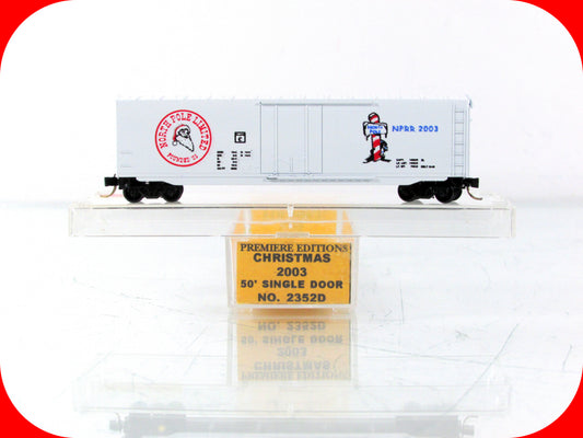 N Scale ***NORTH POLE*** CHRISTMAS Box Car, NPRR 2003 - Premiere Editions *RARE