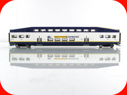 HO Scale **WEST COAST EXPRESS** BOMBARDIER Commuter Car, WCE #212, Athearn 2564