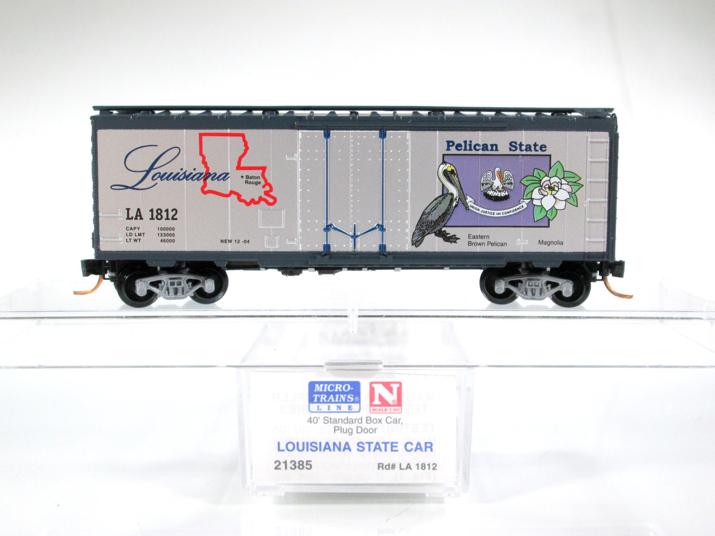 N Scale United States 40' Box Car Patriotic 50-Car Variety Lot - Micro Trains