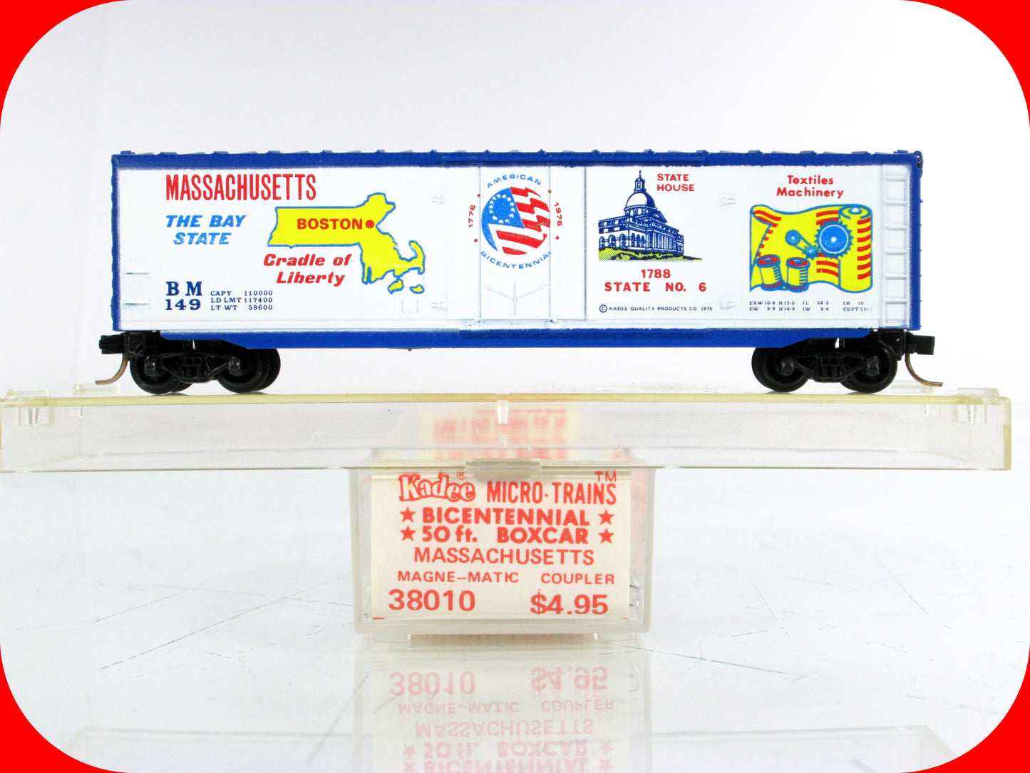 N Scale United States *13 Colonies* Box Car Variety Lot - Kadee Micro Trains