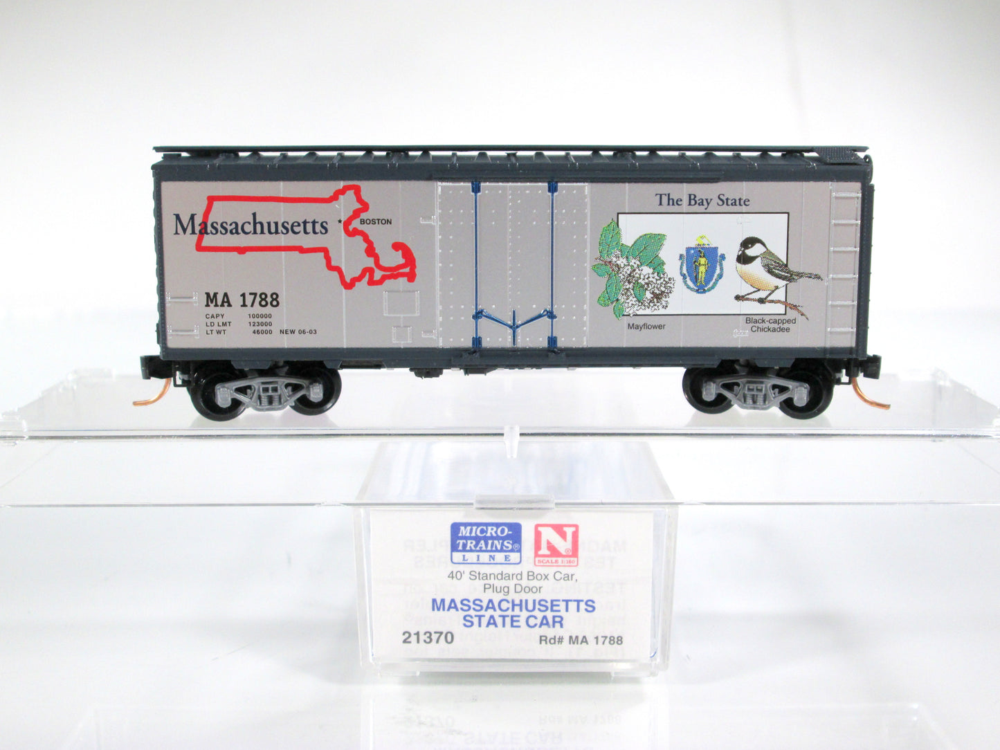 N Scale United States 40' Box Car Patriotic 50-Car Variety Lot - Micro Trains