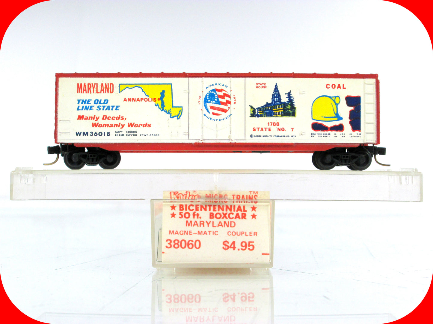 N Scale United States *13 Colonies* Box Car Variety Lot - Kadee Micro Trains