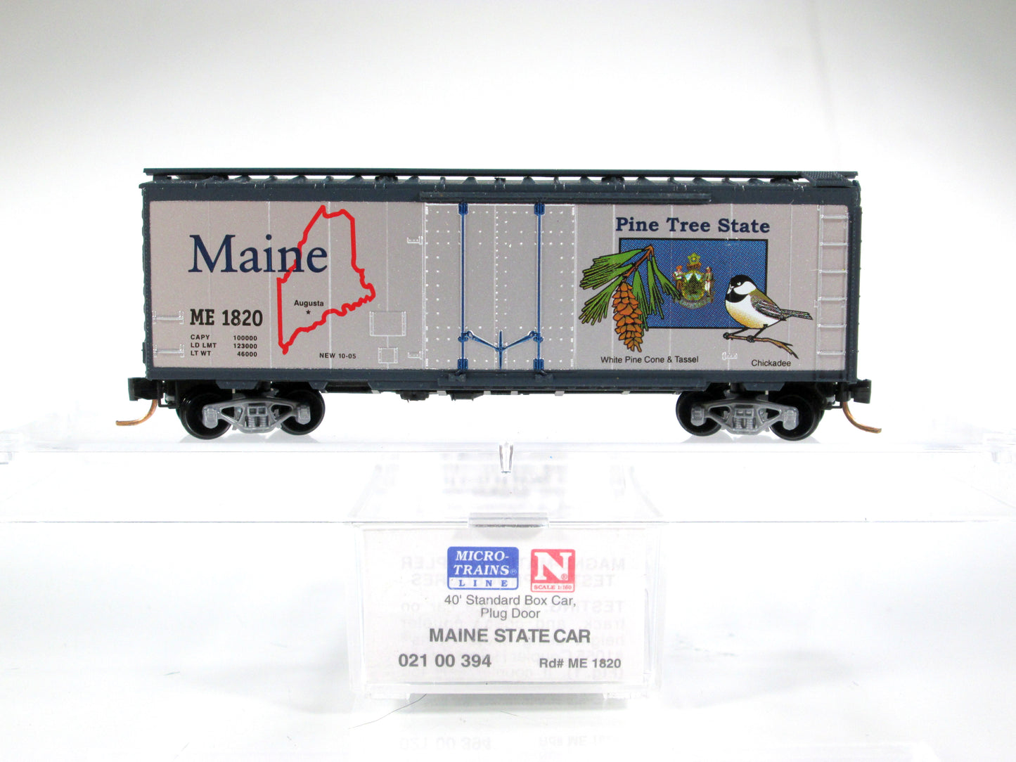 N Scale United States 40' Box Car Patriotic 50-Car Variety Lot - Micro Trains