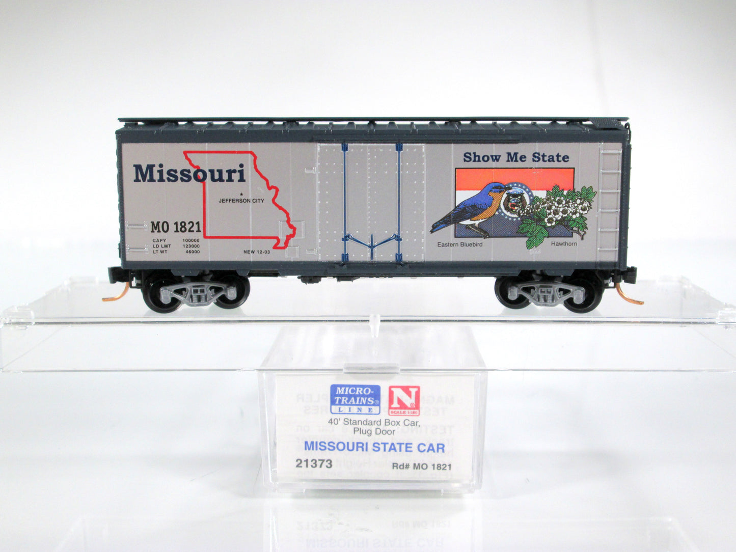 N Scale United States 40' Box Car Patriotic 50-Car Variety Lot - Micro Trains