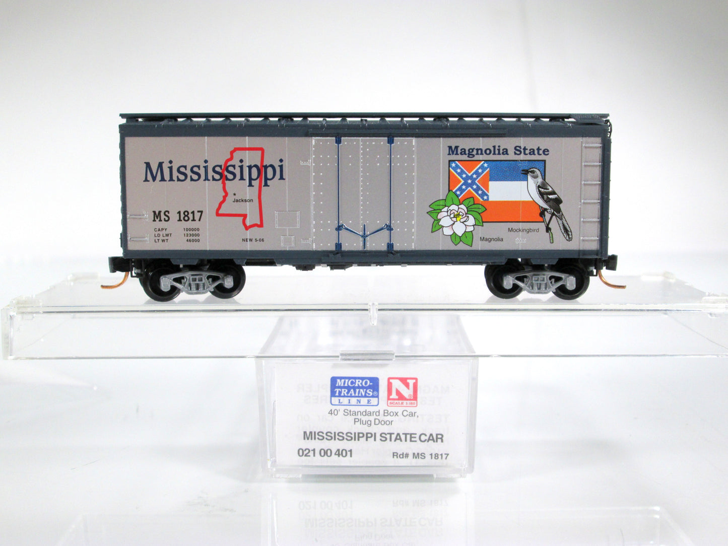 N Scale United States 40' Box Car Patriotic 50-Car Variety Lot - Micro Trains